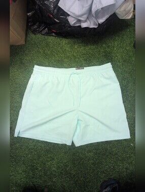 Mens Xersion Light Mint Drawstring Swim Shorts Size XL